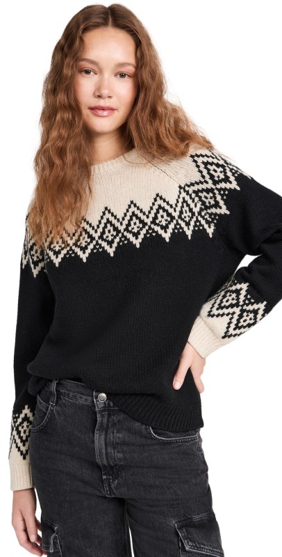 Wyeth Phillipa Sweater Black/Cream