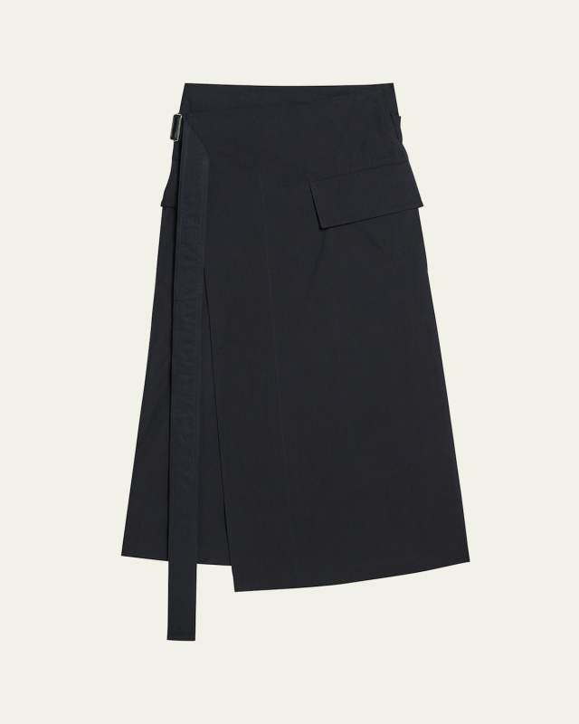 Crossover Trench Skirt
