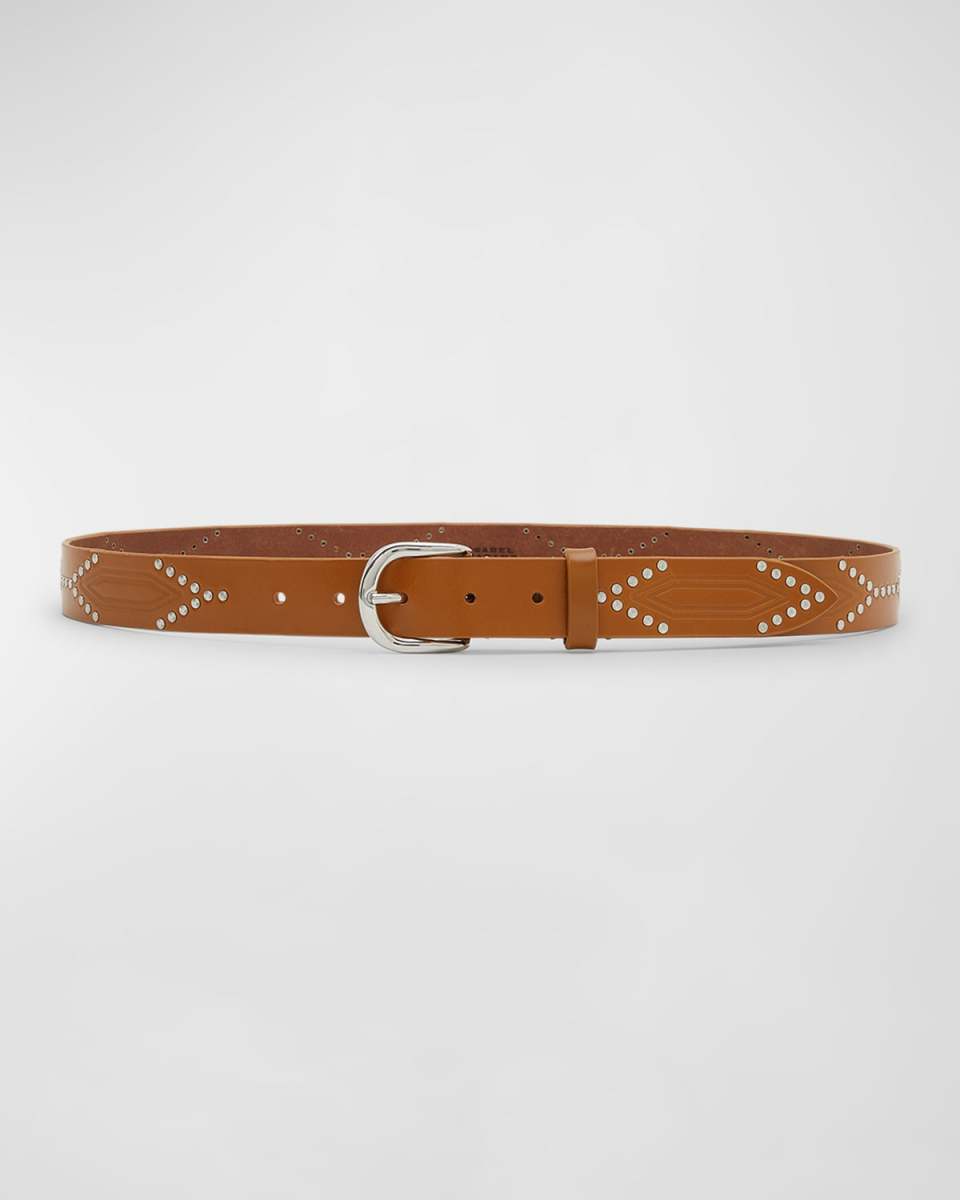 Telly GD Studded Leather Belt