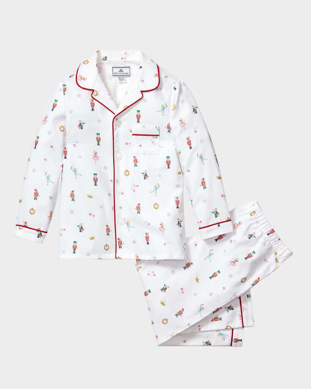 Boy's Night At The Nutcracker Two-Piece Pajama Set, Size 6M-14