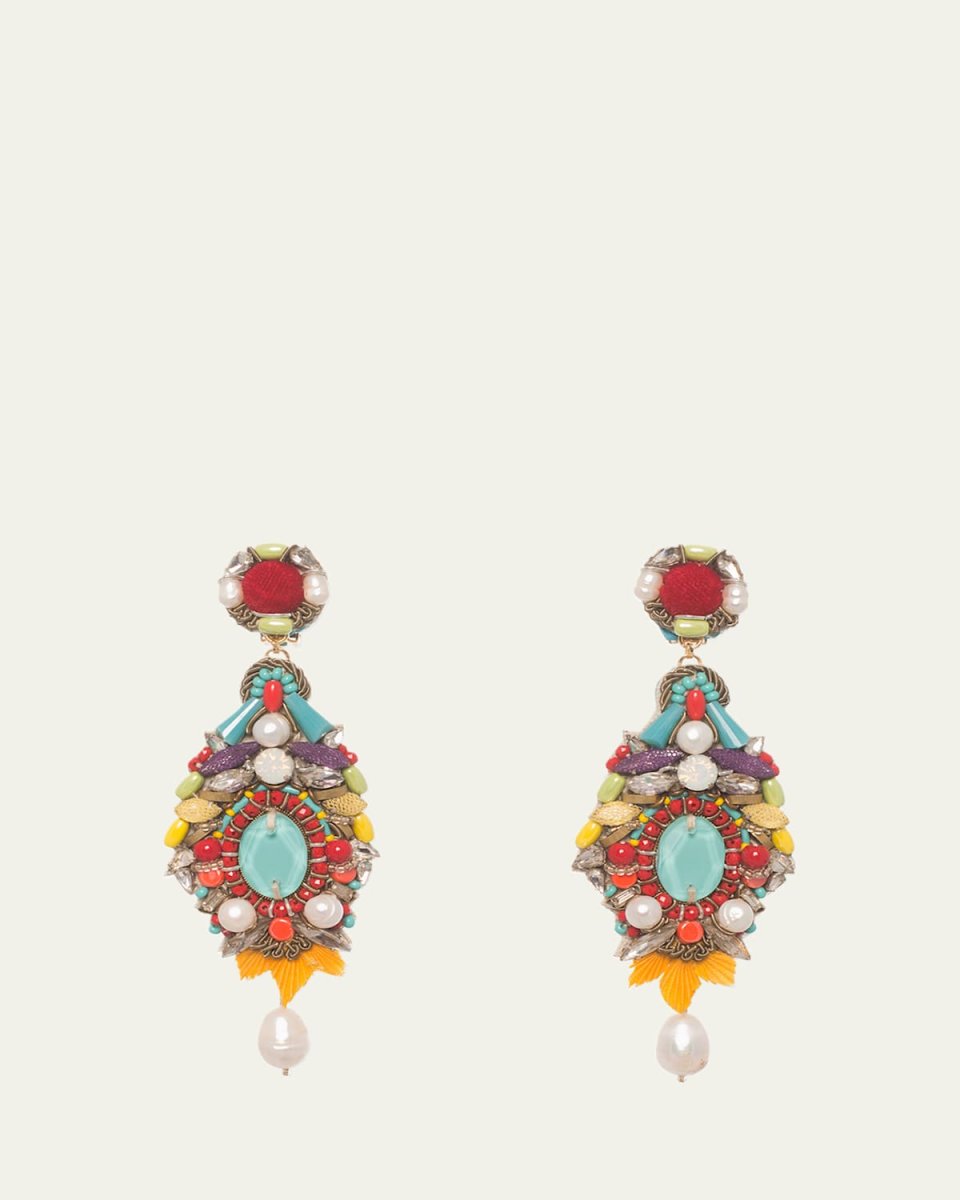 Pelican Mixed Drop Earrings