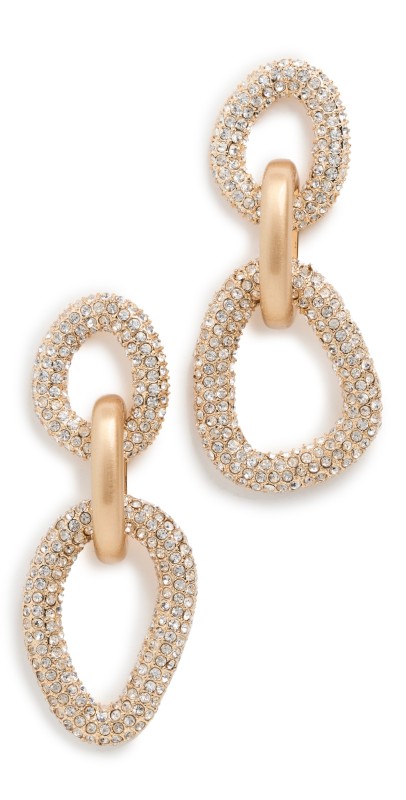 Cult Gaia Reyes Earrings Gold Clear