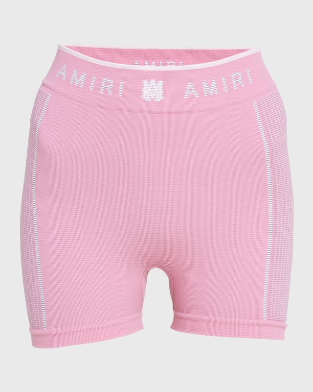 Logo-Band Seamless Biker Shorts