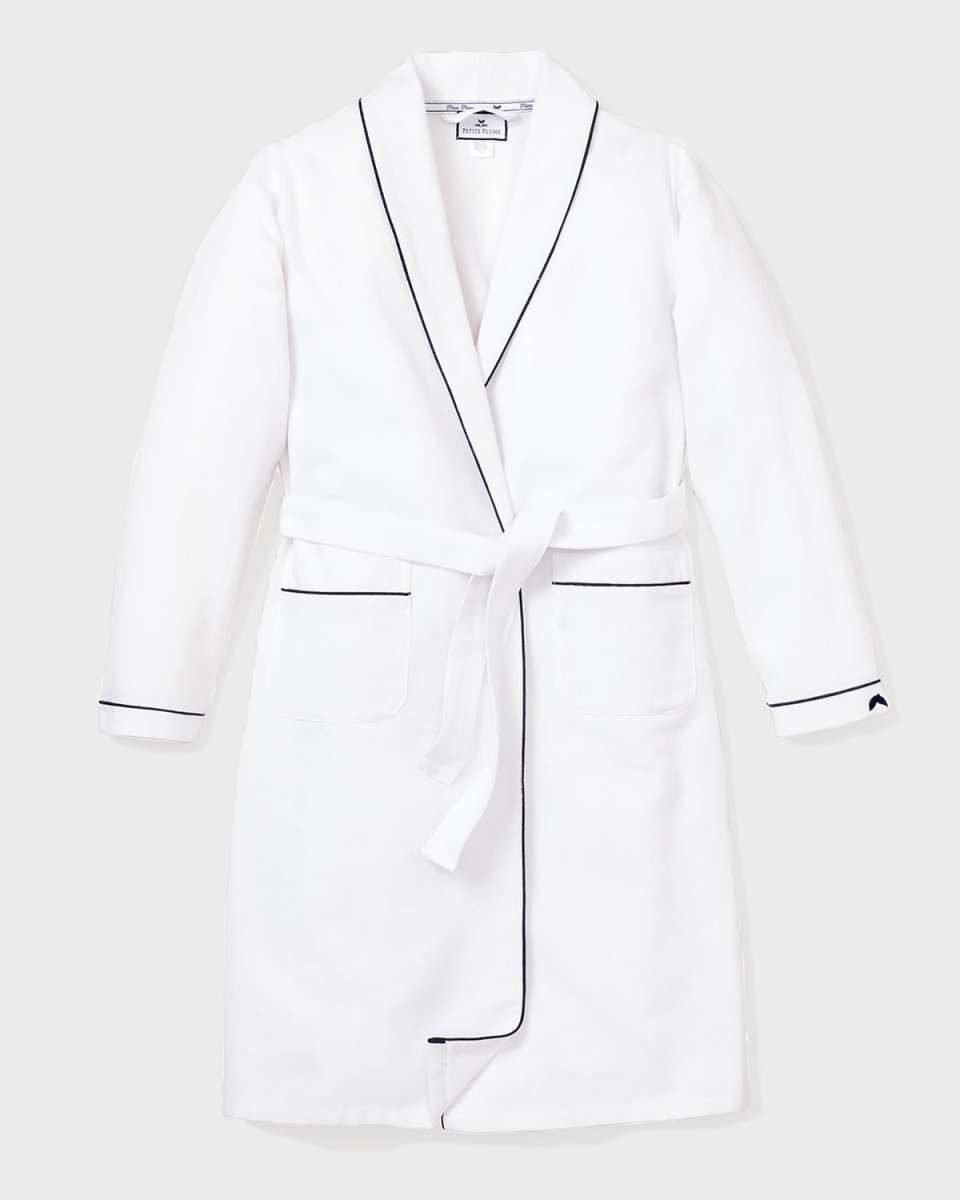 Solid Robe w/ Contrast Piping, Size 2-14