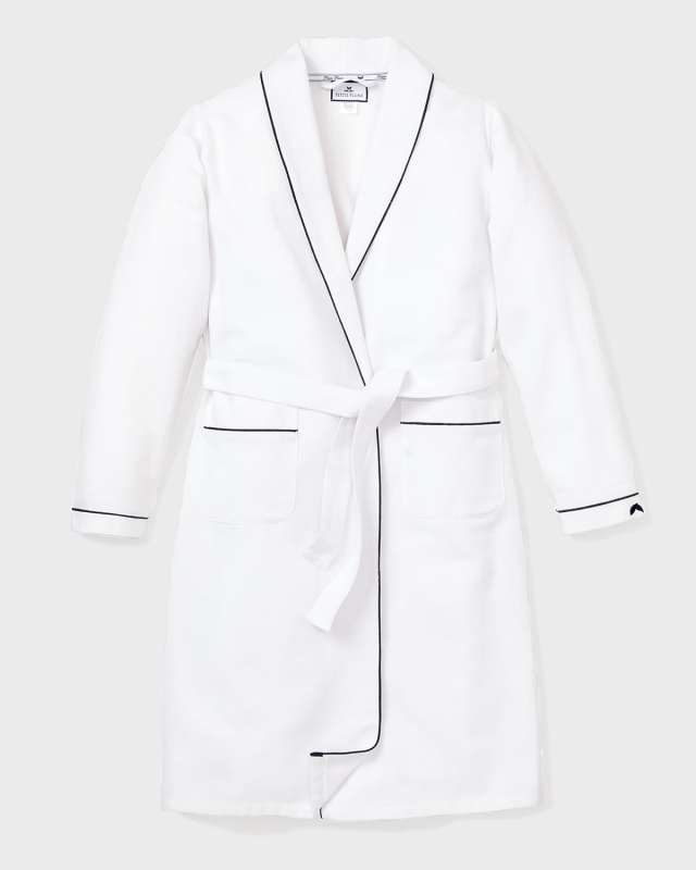 Solid Robe w/ Contrast Piping, Size 2-14