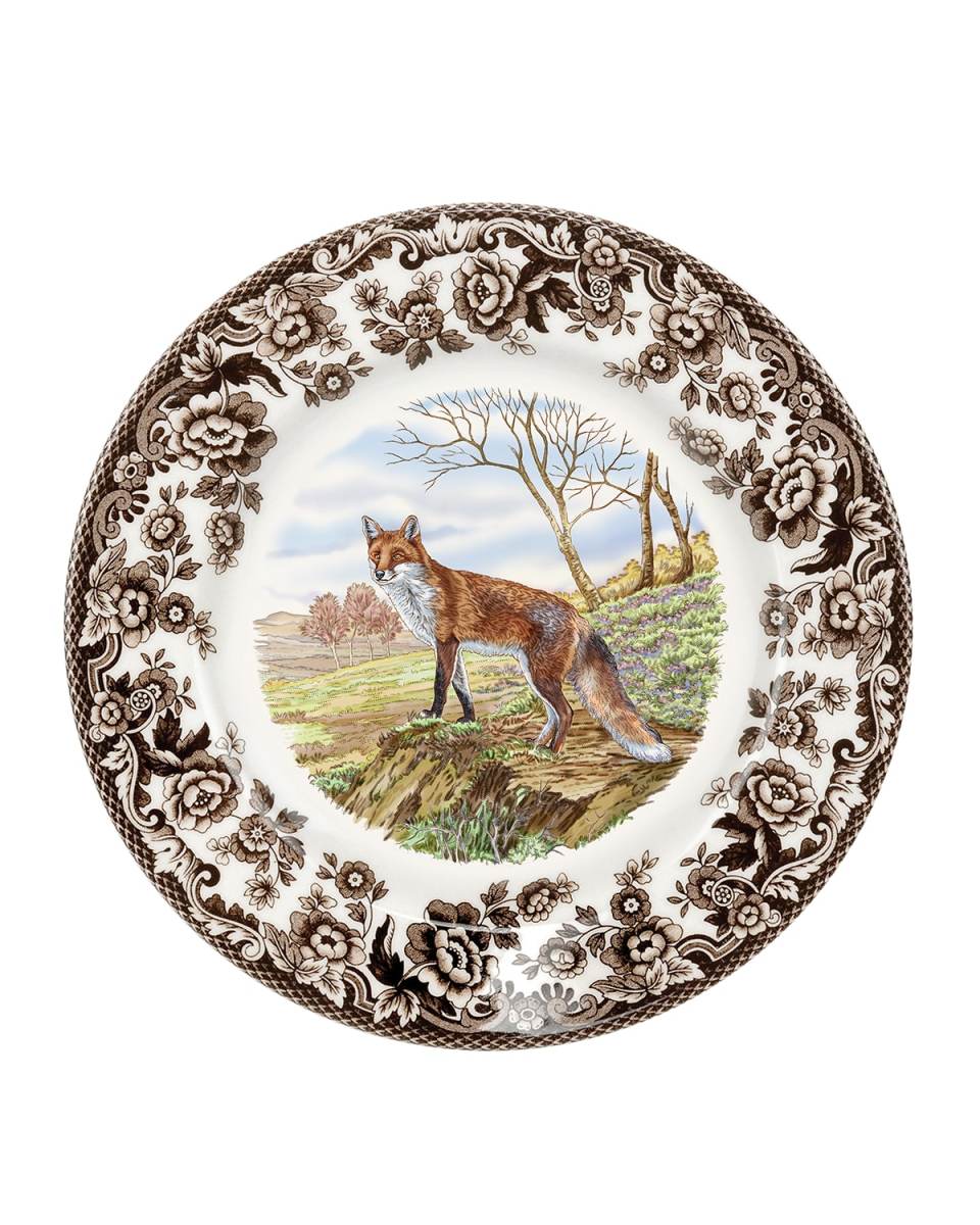 Woodland Red Fox Salad Plate