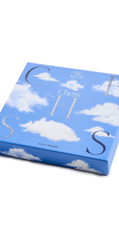 Printworks The Art of Chess Clouds Blue One Siz