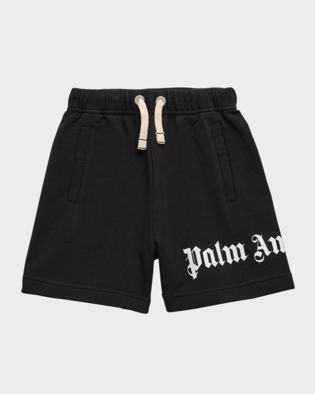 CLASSIC OVERLOGO SWEAT SHORT BLACK WHITE