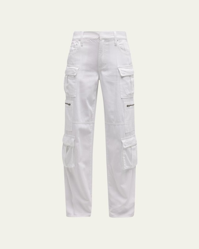 Cay Baggy Denim Cargo Pants