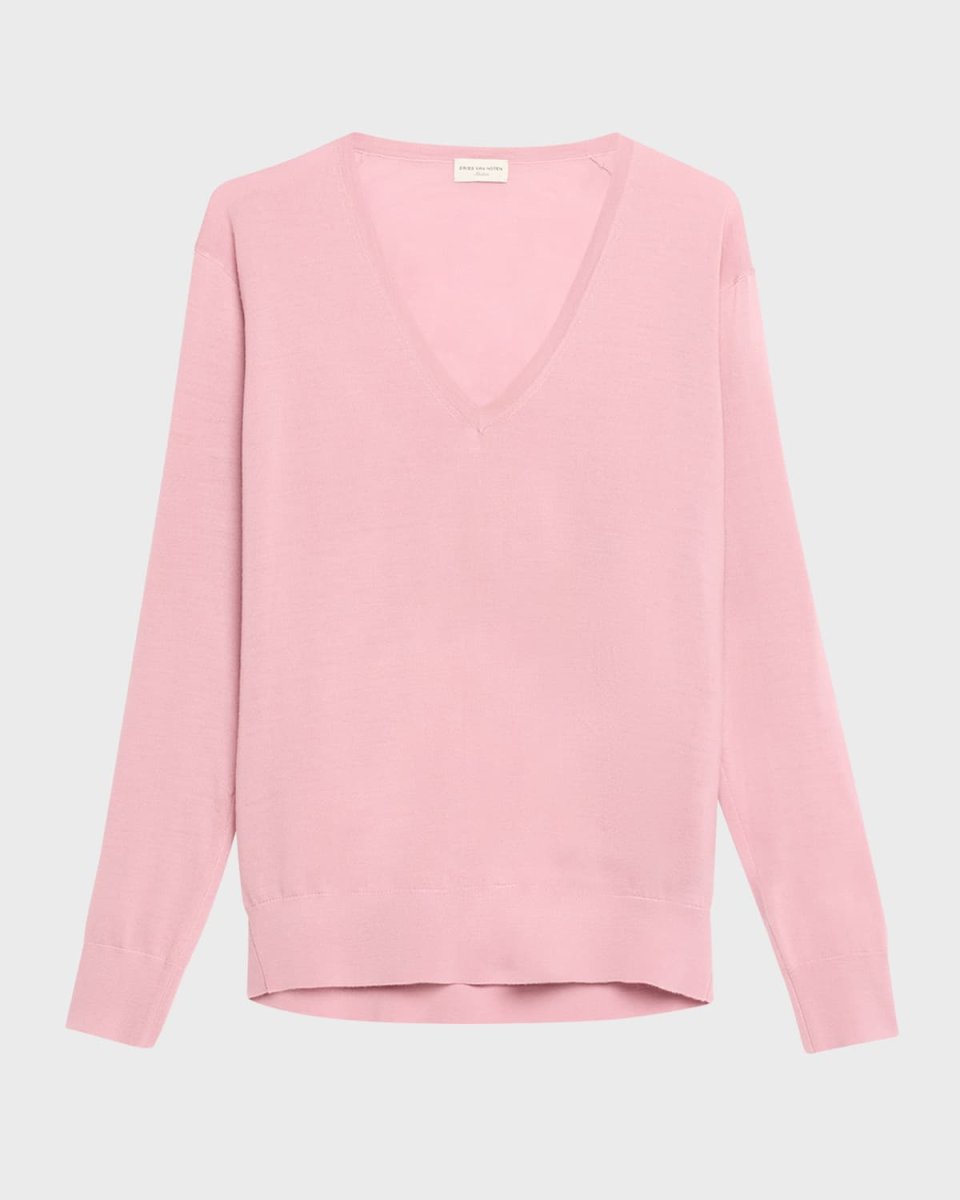 Tuomas V-Neck Wool Sweat