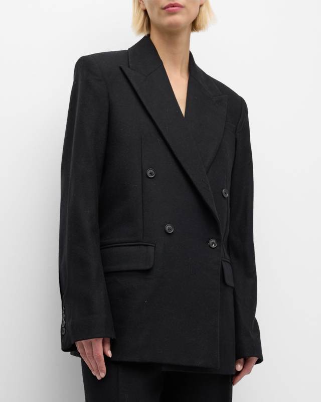 The Ren Oversize Wool Suit Jacket