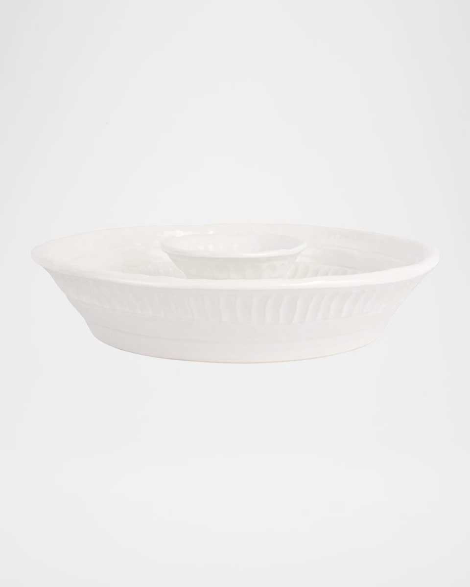 Pietra Serena Chip and Dip Server