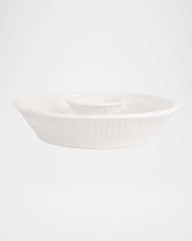 Pietra Serena Chip and Dip Server