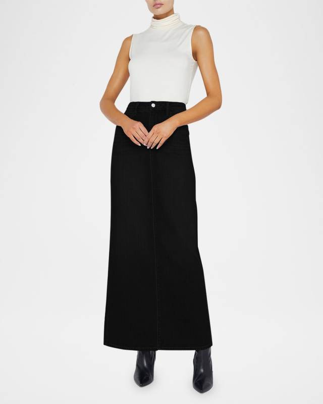 Miriam Denim Maxi Skirt