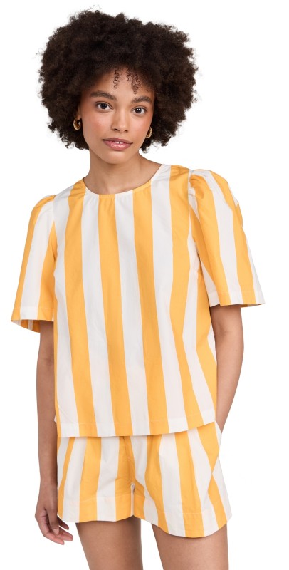 RHODE Westin Top Tangerine Cabana Stripe