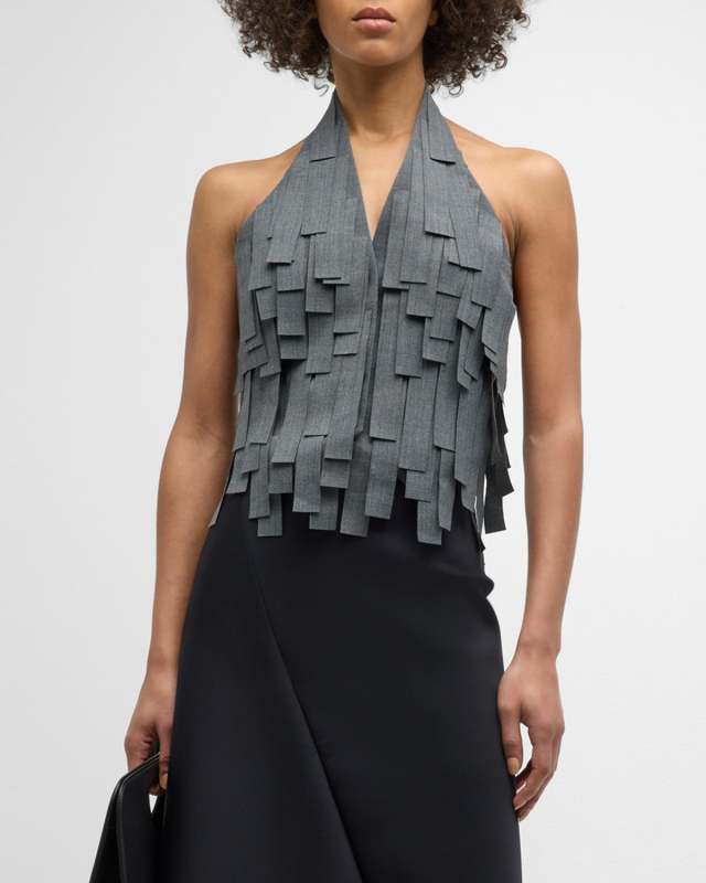 Multi-Rectangle Backless Vest