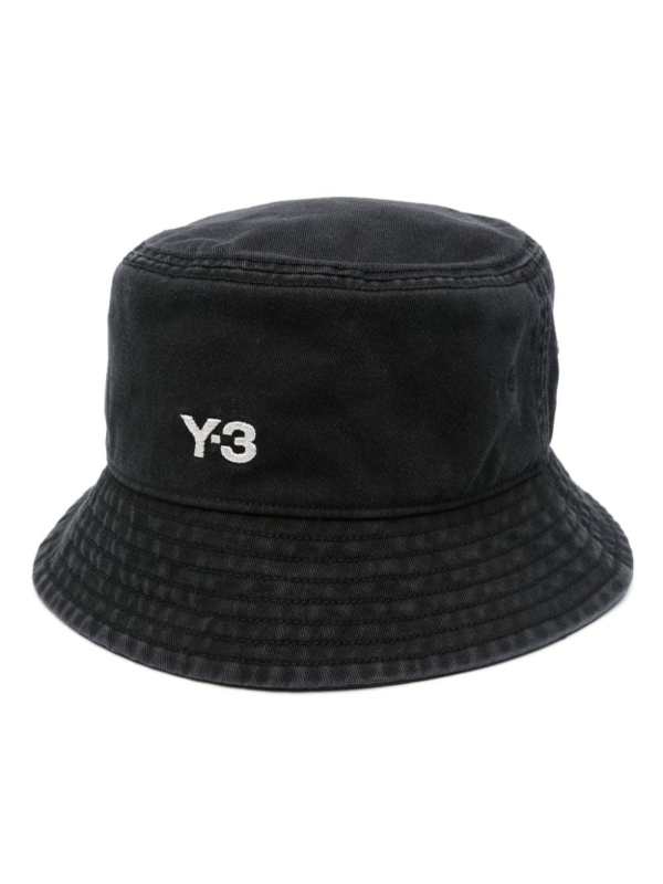 logo-embroidered cotton hat