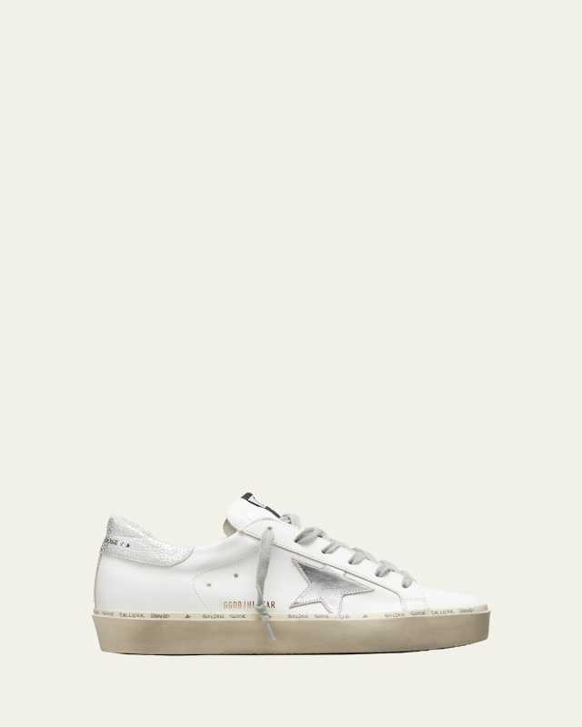 Hi Star Metallic Leather Low-Top Sneakers