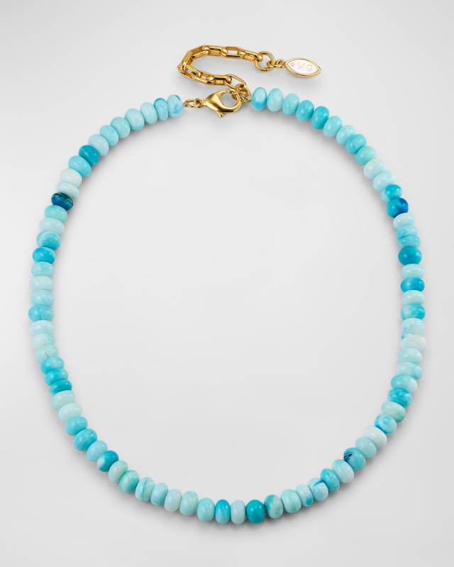 Alia Beaded Necklace, Turquoise