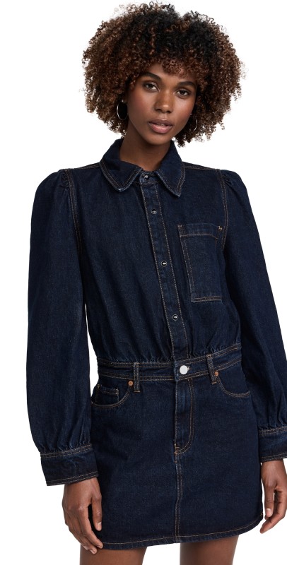 BLANKNYC Deep Down Dress Dark Indigo