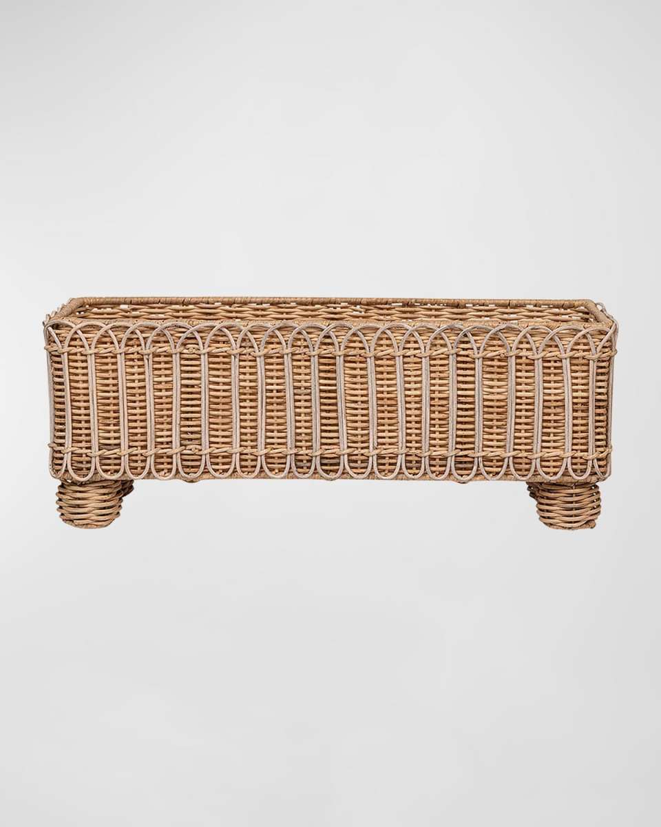 Provence Rattan Rectangular Planter