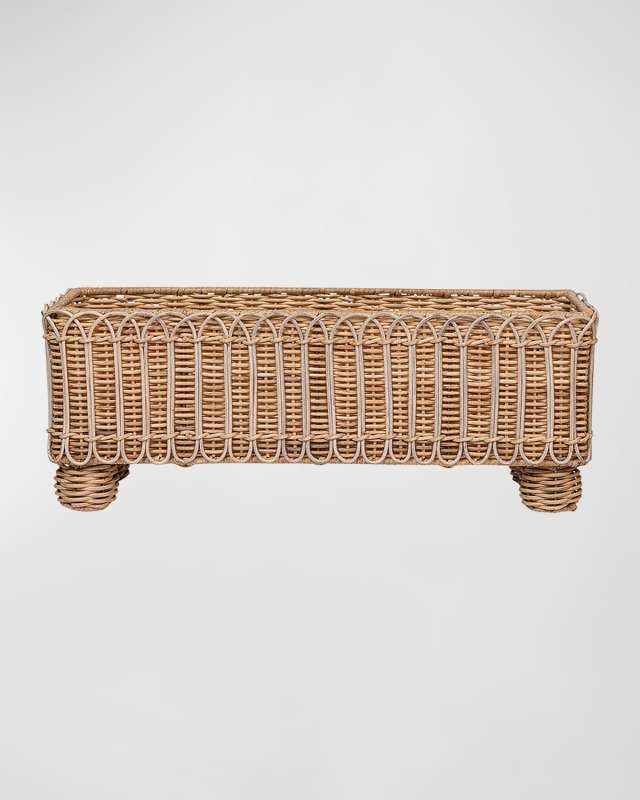 Provence Rattan Rectangular Planter