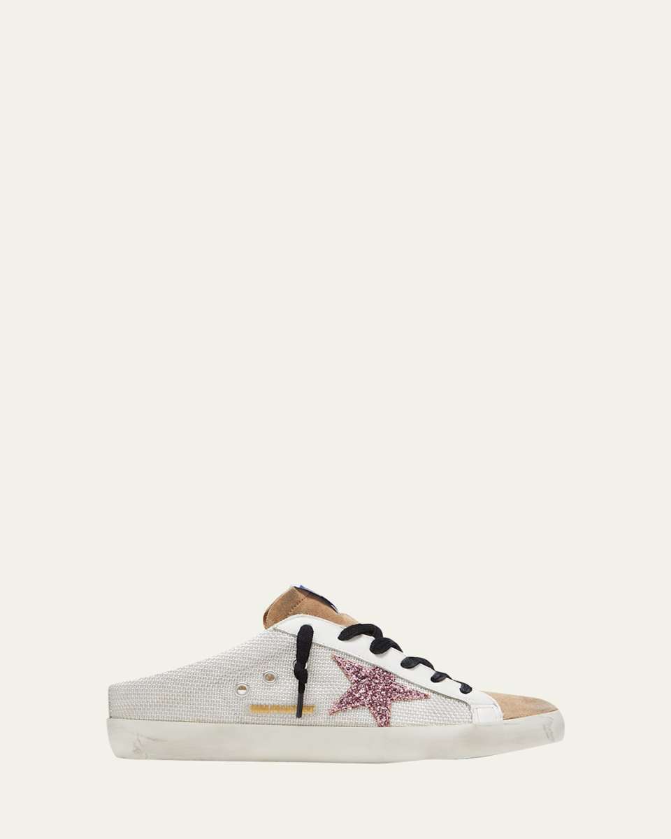 Superstar Sabot Net Glitter Slide Sneakers