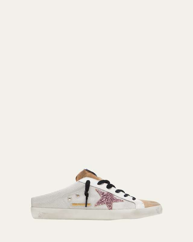 Superstar Sabot Net Glitter Slide Sneakers