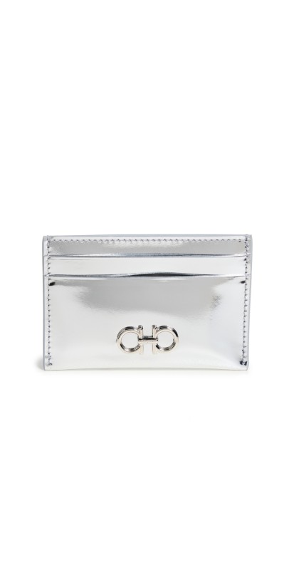 FERRAGAMO The Gancini Metal Argento