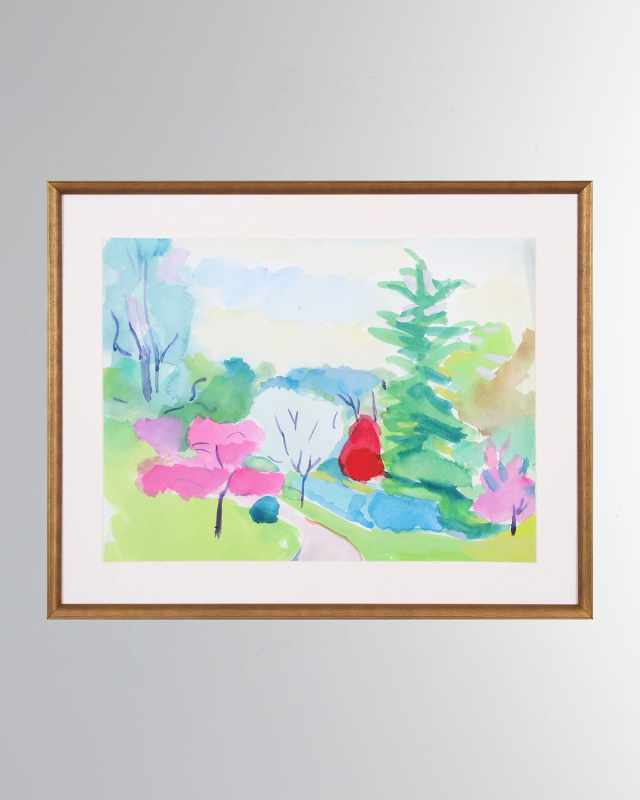 "Garden Landscape IV" Art Print