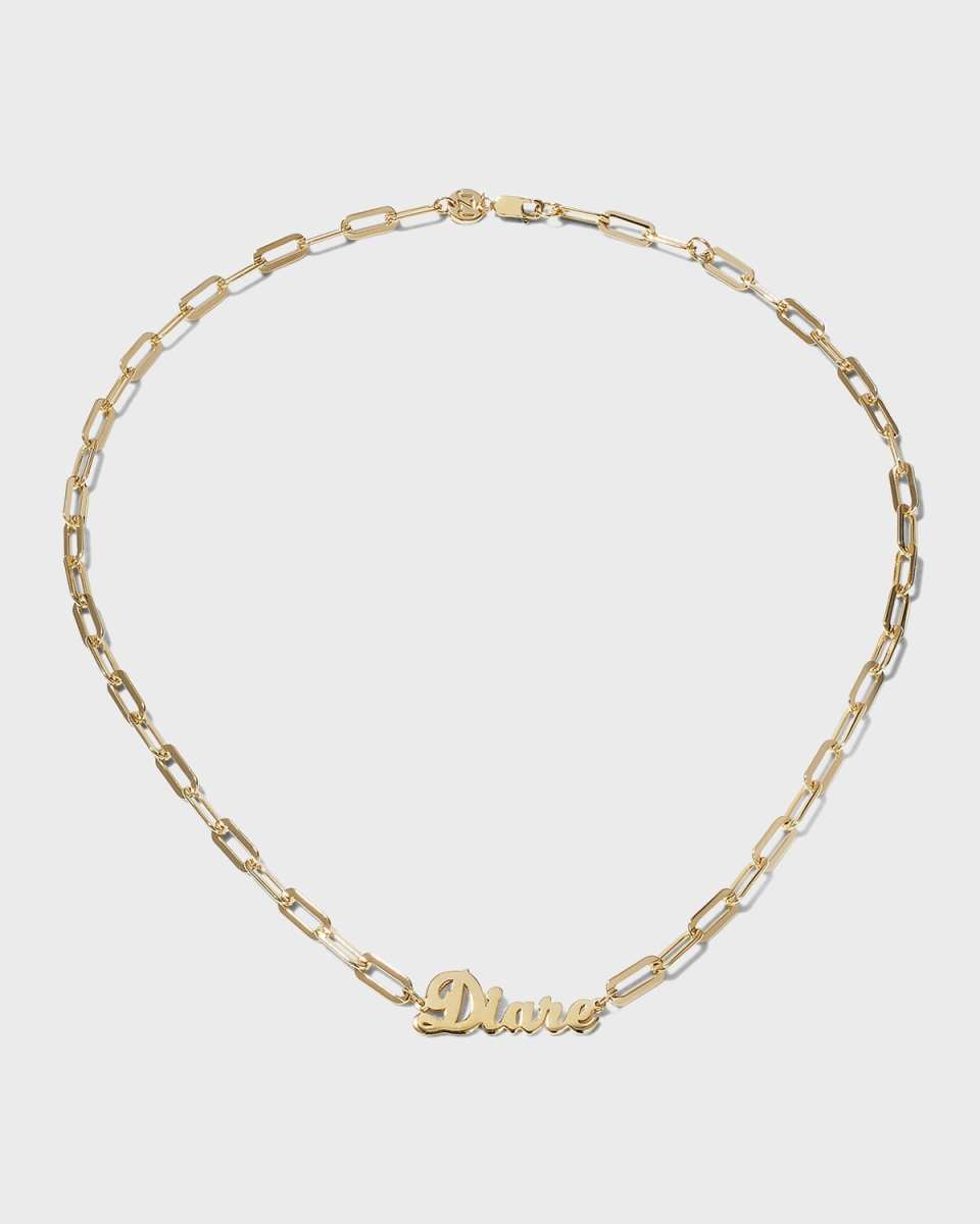 Serenity Nameplate Necklace
