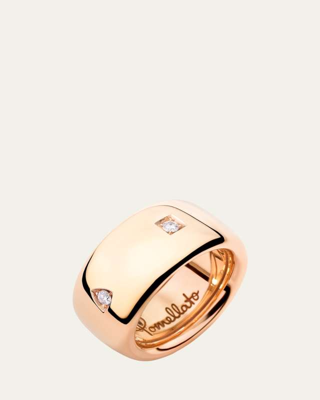 Iconica 18K Rose Gold Medium/Large Band Ring