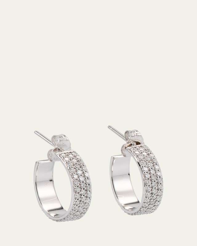 Flawless 15mm Diamond Vanity Huggies