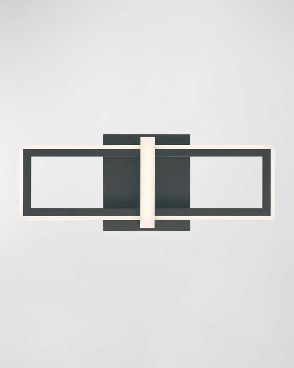 Bordo LED Sconce in Black, 16"