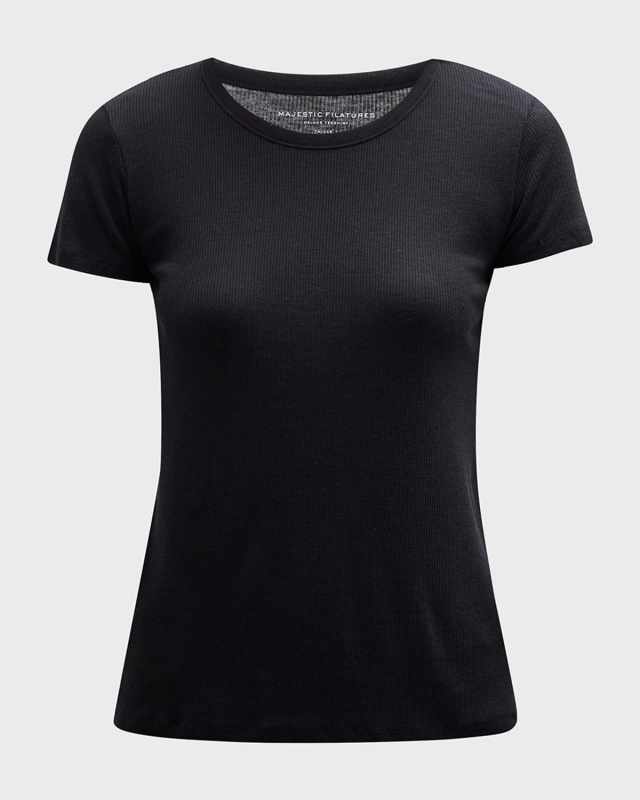 Lyocell Cotton Baby Ribbed Tee