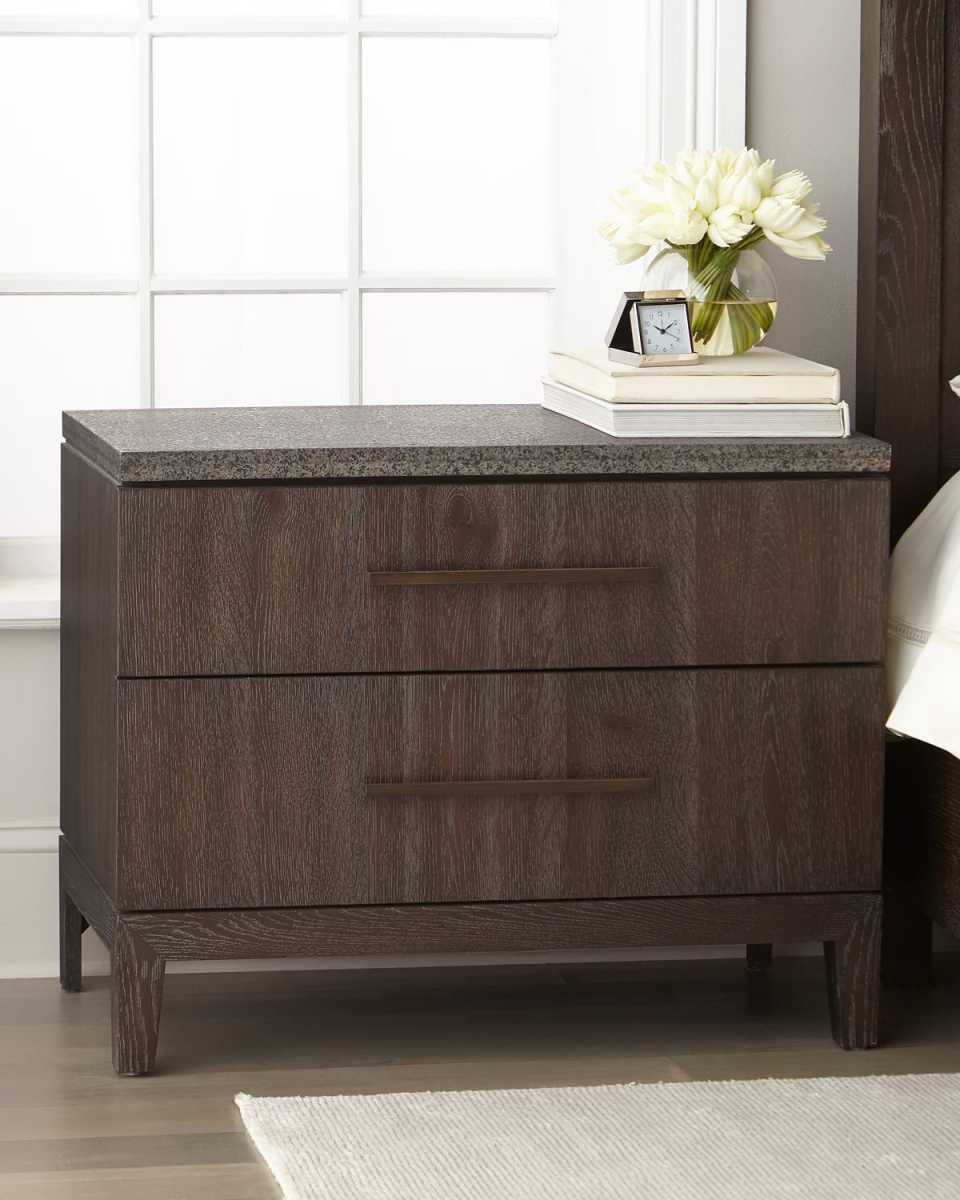 Liesel Stone-Top Night Stand