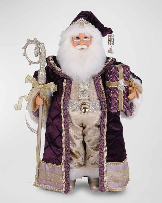 Sugar Plum Santa Figure