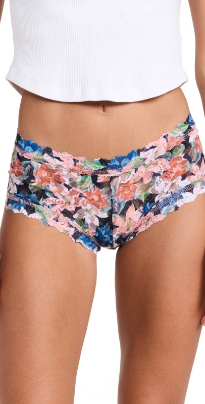 Hanky Panky Printed Signature Lace Boy Shorts Wonderous