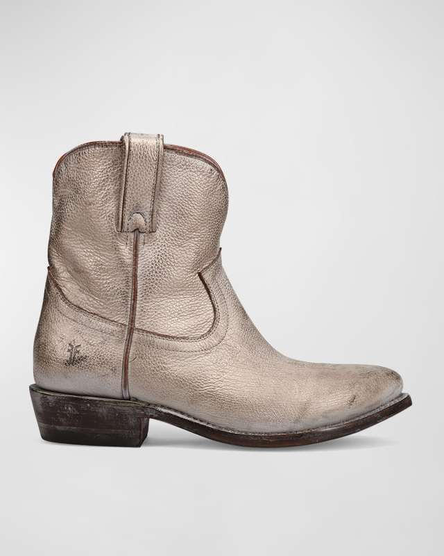 Billy Leather Short Western Boots