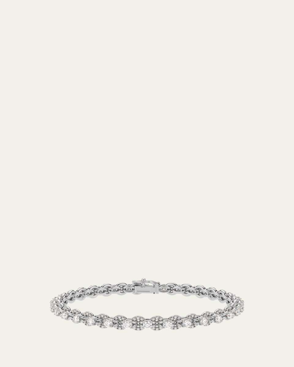 18K White Gold Lumia Diamond Tennis Bracelet