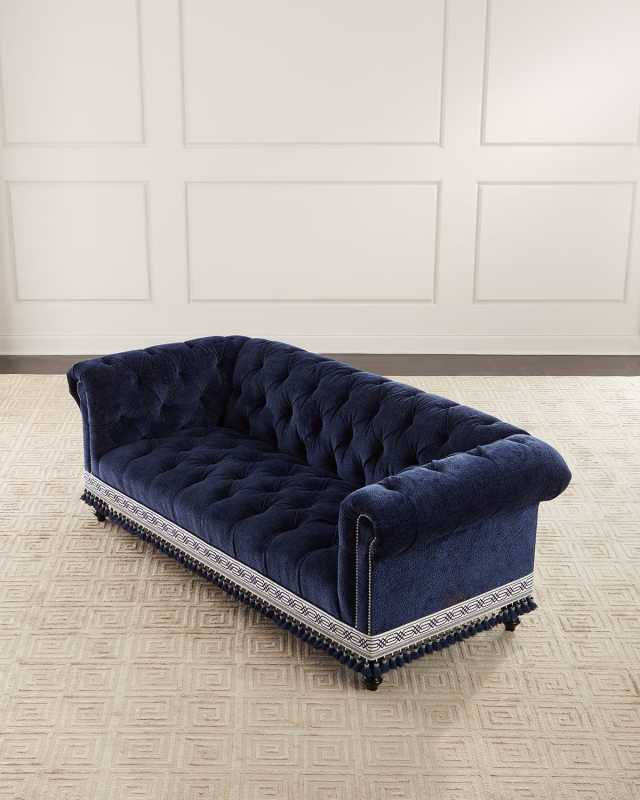 Cyrus Tufted Sofa, 85"