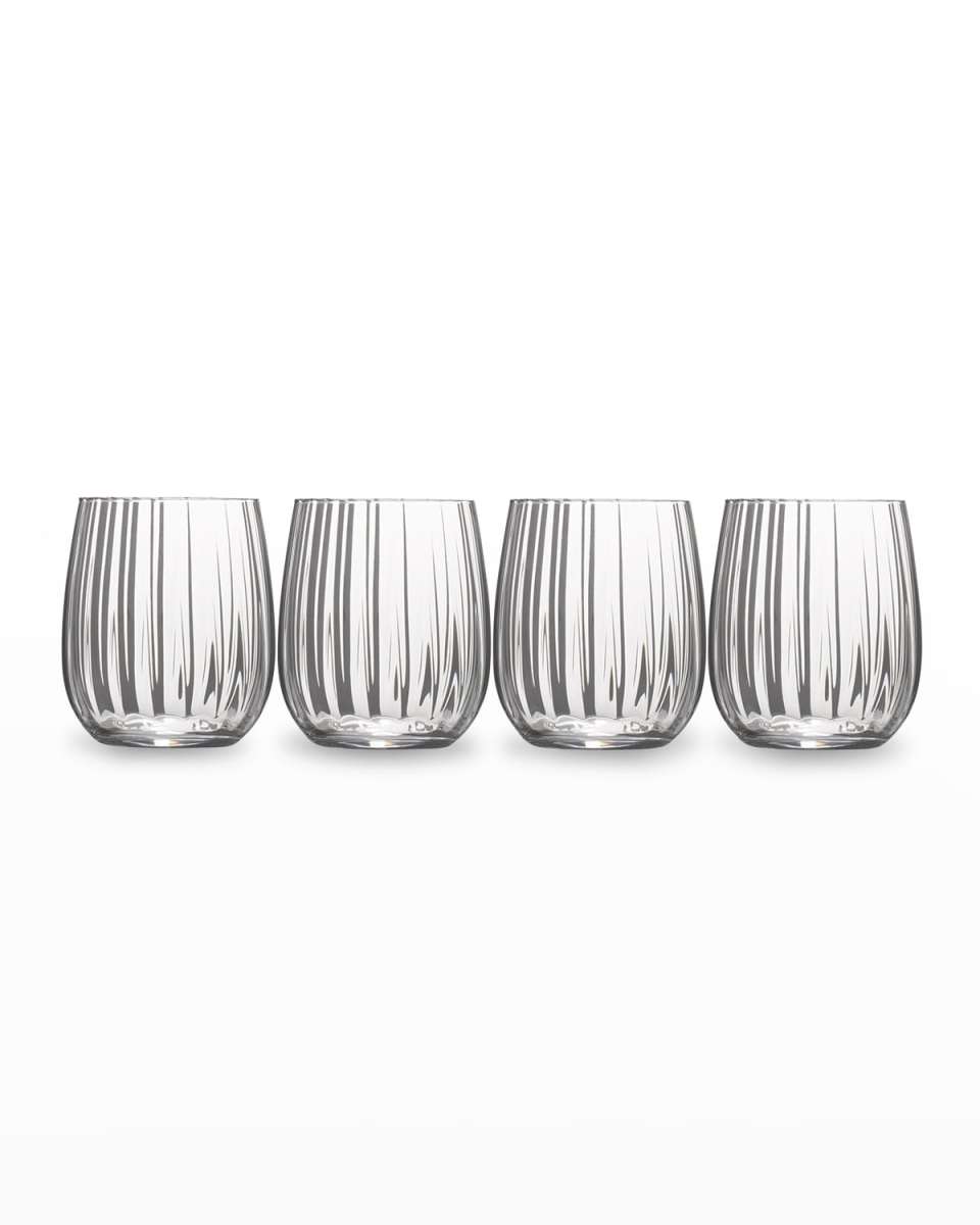 Double Old Fashioned Glasses, Set of 4