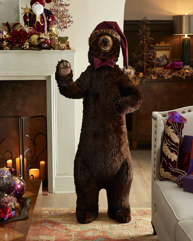 Realms of Glory Standing Cinnamon Bear, 58"
