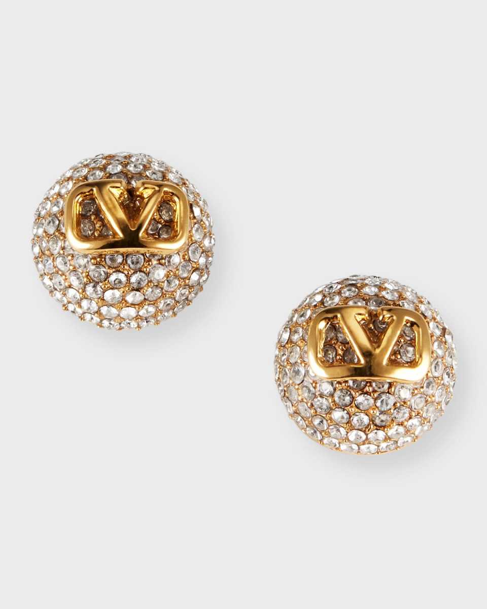 Monogram Stud Earrings