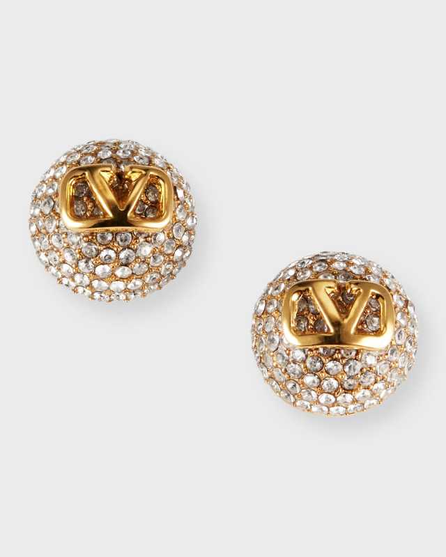Monogram Stud Earrings