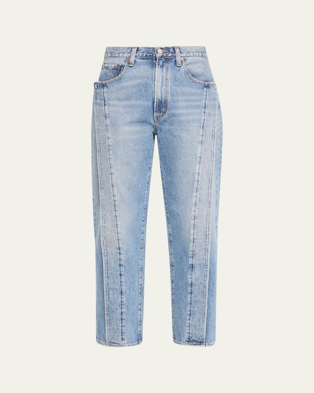 Fold High Rise Jeans