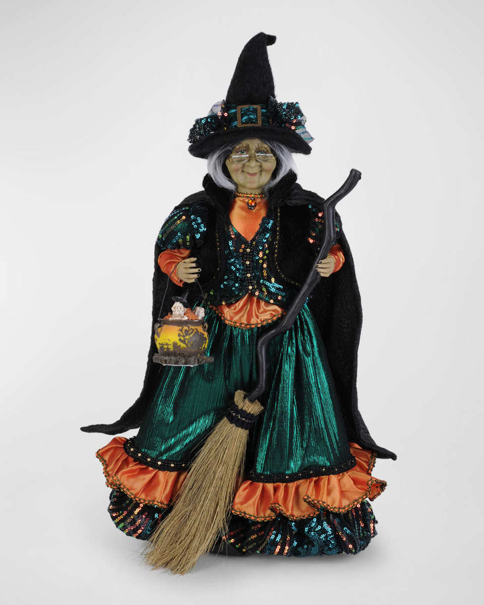 Lighted Tabitha Witch Halloween Decor