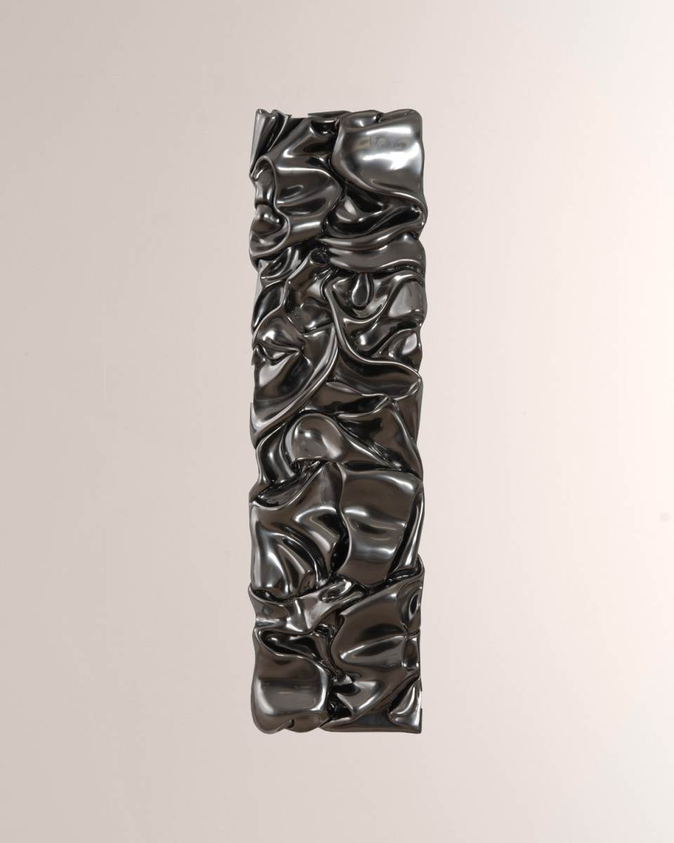 Liquid Silver Drape Wall Art