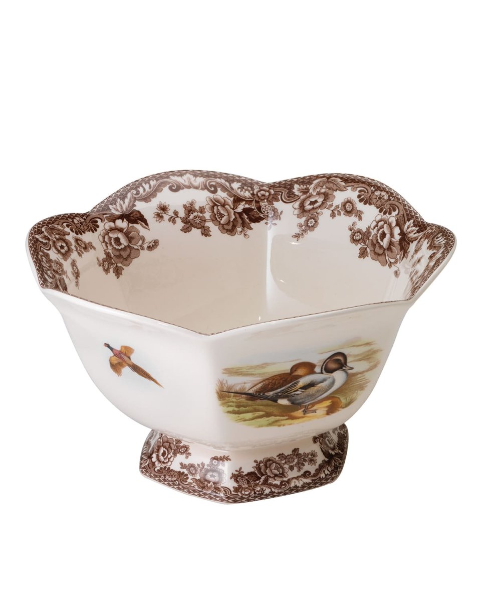 Hexagonal Lapwing Footed Bowl