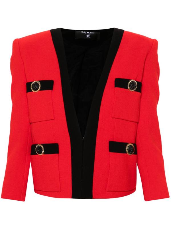 four-pocket wool jacket